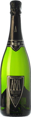 7,95 € Envio grátis | Espumante branco Segura Viudas Aria Brut Nature Reserva D.O. Cava Catalunha Espanha Macabeo, Xarel·lo, Parellada Garrafa 75 cl