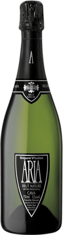7,95 € Spedizione Gratuita | Spumante Bianco Segura Viudas Aria Brut Nature Riserva D.O. Cava Catalogna Spagna Macabeo, Xarel·lo, Parellada 75 cl