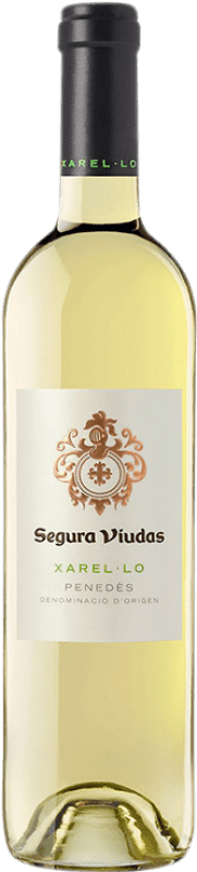 6,95 € Spedizione Gratuita | Vino Bianco Segura Viudas D.O. Penedès Catalogna Spagna Xarel·lo 75 cl