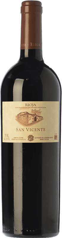 58,95 € Kostenloser Versand | Rotwein Señorío de San Vicente Crianza — Kurze Fassreifung D.O.Ca. Rioja La Rioja Spanien Tempranillo 75 cl