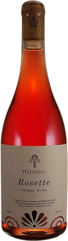 32,95 € Бесплатная доставка | Розовое вино Hatzidakis Cyclades Rosette P.D.O. Santorini Santorini Греция Mavro бутылка 75 cl