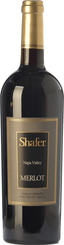 99,95 € Бесплатная доставка | Красное вино Shafer Merlot Crianza — Крианса I.G. Napa Valley Долина Напа Соединенные Штаты Merlot — Мерло, Cabernet Sauvignon — Каберне Совиньон, Cabernet Franc — Каберне Фран 75 cl