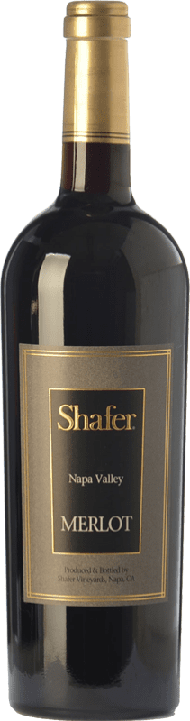94,95 € Бесплатная доставка | Красное вино Shafer Merlot старения I.G. Napa Valley Долина Напа Соединенные Штаты Merlot, Cabernet Sauvignon, Cabernet Franc бутылка 75 cl