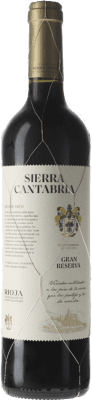 33,95 € Envio grátis | Vinho Tinto Sierra Cantabria Grande Reserva D.O.Ca. Rioja La Rioja Espanha Tempranillo, Graciano 75 cl