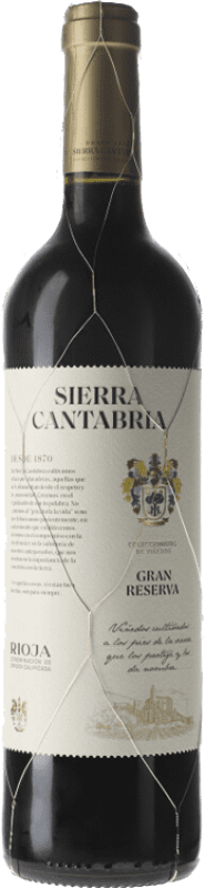 31,95 € 送料無料 | 赤ワイン Sierra Cantabria グランド・リザーブ D.O.Ca. Rioja ラ・リオハ スペイン Tempranillo, Graciano ボトル 75 cl