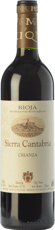 27,95 € 免费送货 | 红葡萄酒 Sierra Cantabria Crianza — 陈酿 D.O.Ca. Rioja 拉里奥哈 西班牙 Tempranillo — 丹魄, Garnacha — 歌海娜, Graciano — 格拉西亚诺 大瓶 — Magnum 1,5 L