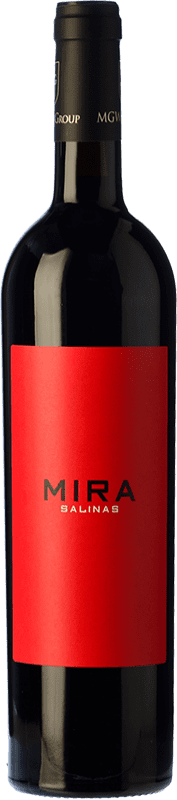 19,95 € Envío gratis | Vino Tinto Sierra Salinas Mira Crianza D.O. Alicante Comunidad Valenciana España Garnacha, Cabernet Sauvignon, Monastrell, Petit Verdot 75 cl
