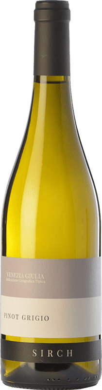 15,95 € Бесплатная доставка | Белое вино Sirch D.O.C. Colli Orientali del Friuli Фриули-Венеция-Джулия Италия Pinot Grey бутылка 75 cl