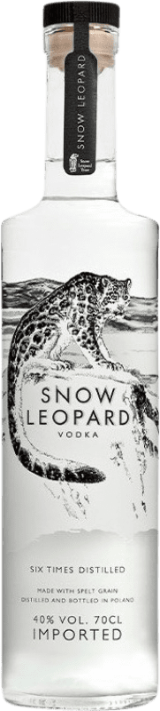 66,95 € Бесплатная доставка | Водка Snow Leopard Польша 70 cl