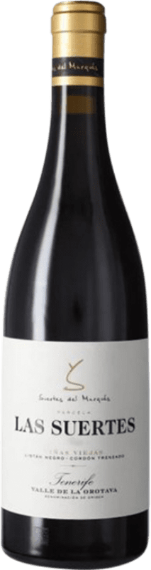 47,95 € Spedizione Gratuita | Vino rosso Suertes del Marqués Las Suertes Crianza D.O. Valle de la Orotava Isole Canarie Spagna Listán Nero, Listán Bianco Bottiglia 75 cl