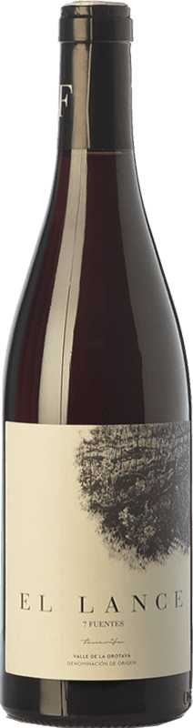 17,95 € Spedizione Gratuita | Vino Rosso Suertes del Marqués El Lance Crianza — Invecchiato in Botte D.O. Valle de la Orotava Isole Canarie Spagna Malvasia, Tintilla, Baboso, Listán, Vijariego Bottiglia 75 cl