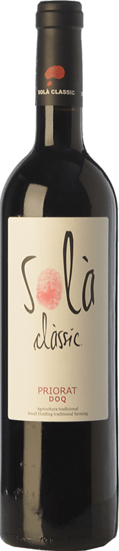 16,95 € Free Shipping | Red Wine Solà Classic D.O.Ca. Priorat Catalonia Spain Garnacha — Grenache, Samsó Bottle 75 cl