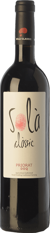 15,95 € Envío gratis | Vino tinto Solà Classic D.O.Ca. Priorat Cataluña España Garnacha, Samsó Botella 75 cl