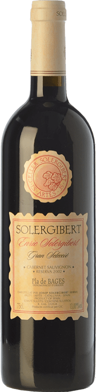 38,95 € Spedizione Gratuita | Vino rosso Solergibert Serra Enric Gran Riserva D.O. Pla de Bages Catalogna Spagna Cabernet Sauvignon, Cabernet Franc Bottiglia 75 cl