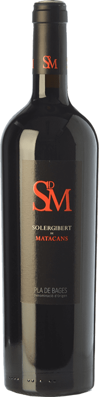 24,95 € Free Shipping | Red wine Solergibert Matacans Joven D.O. Pla de Bages Catalonia Spain Cabernet Sauvignon, Cabernet Franc Bottle 75 cl