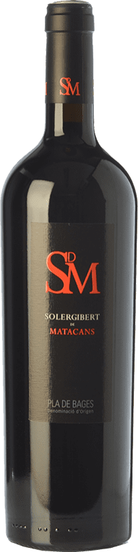 28,95 € Spedizione Gratuita | Vino rosso Solergibert Serra Matacans Giovane D.O. Pla de Bages Catalogna Spagna Cabernet Sauvignon, Cabernet Franc Bottiglia 75 cl
