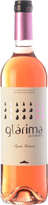 5,95 € Free Shipping | Rosé wine Sommos Glárima Young D.O. Somontano Aragon Spain Syrah, Cabernet Sauvignon Bottle 75 cl