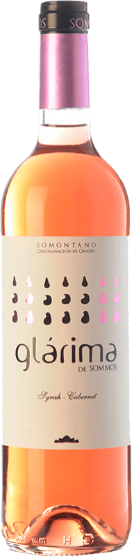 7,95 € Free Shipping | Rosé Wine Sommos Glárima Young D.O. Somontano Aragon Spain Syrah — Shiraz, Cabernet Sauvignon Bottle 75 cl