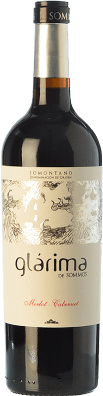 5,95 € Free Shipping | Red wine Sommos Glárima Oak D.O. Somontano Aragon Spain Tempranillo, Merlot, Cabernet Sauvignon Bottle 75 cl