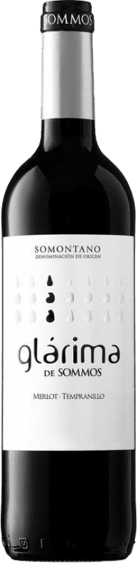 5,95 € Бесплатная доставка | Красное вино Sommos Glárima Дуб D.O. Somontano Арагон Испания Tempranillo, Merlot, Cabernet Sauvignon бутылка 75 cl