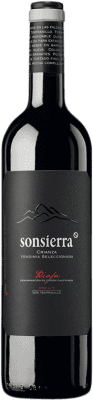 7,95 € Бесплатная доставка | Красное вино Sonsierra VS Vendimia Seleccionada — Отборный урожай Crianza — Крианса D.O.Ca. Rioja Ла-Риоха Испания Tempranillo — Темпранильо 75 cl