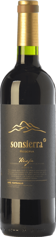 15,95 € Envío gratis | Vino Tinto Sonsierra Reserva D.O.Ca. Rioja La Rioja España Tempranillo 75 cl