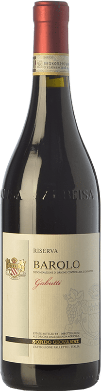 57,95 € Free Shipping | Red wine Sordo Gabutti Riserva Reserve D.O.C.G. Barolo Piemonte Italy Nebbiolo Bottle 75 cl
