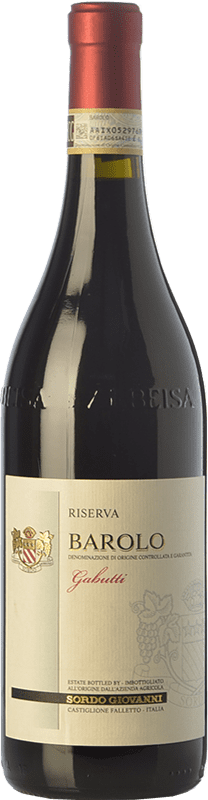 69,95 € Envoi gratuit | Vin rouge Sordo Gabutti Réserve D.O.C.G. Barolo Piémont Italie Nebbiolo Bouteille 75 cl