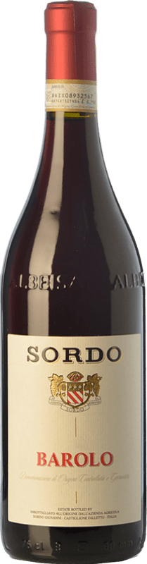 29,95 € 免费送货 | 红酒 Sordo D.O.C.G. Barolo 皮埃蒙特 意大利 Nebbiolo 瓶子 75 cl