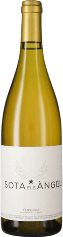 48,95 € Free Shipping | White Wine Sota els Àngels Crianza — Aged D.O. Empordà Catalonia Spain Viognier, Picapoll Bottle 75 cl