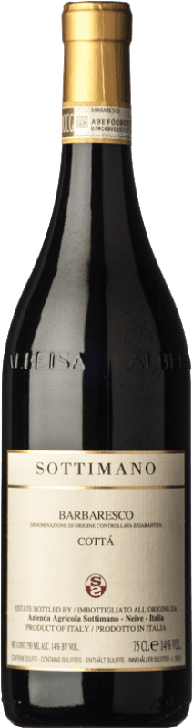 94,95 € Бесплатная доставка | Красное вино Sottimano Cottà D.O.C.G. Barbaresco Пьемонте Италия Nebbiolo — Неббиоло Бутылка 75 cl