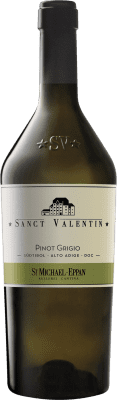 41,95 € Бесплатная доставка | Белое вино St. Michael-Eppan Sanct Valentin D.O.C. Alto Adige Трентино-Альто-Адидже Италия Pinot Grey бутылка 75 cl
