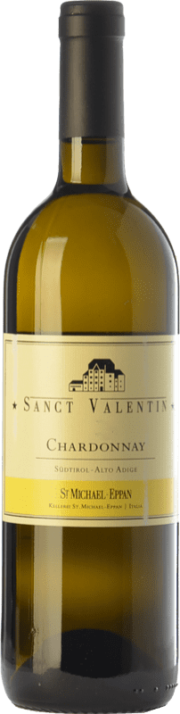 34,95 € Envio grátis | Vinho branco St. Michael-Eppan Sanct Valentin D.O.C. Alto Adige Trentino-Alto Adige Itália Chardonnay Garrafa 75 cl