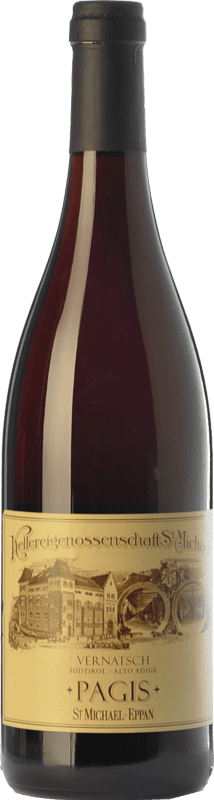 12,95 € Free Shipping | Red wine St. Michael-Eppan Vernatsch Pagis D.O.C. Alto Adige Trentino-Alto Adige Italy Schiava Gentile Bottle 75 cl