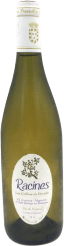 43,95 € Envío gratis | Vino Blanco Les Cailloux du Paradis Claude Courtois Racines Loire Francia Petit Verdot, Chardonnay, Sauvignon, Romorantin Eco — Ecológico 75 cl