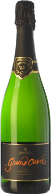 13,95 € Free Shipping | White sparkling Sumarroca Grand Cuvée Brut Nature D.O. Cava Catalonia Spain Chardonnay, Parellada Bottle 75 cl