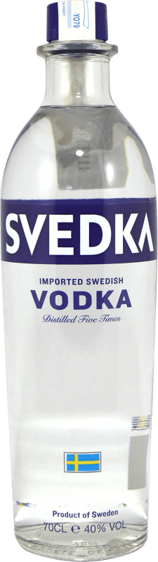 26,95 € Envío gratis | Vodka Svedka Suecia Botella 70 cl
