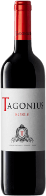 13,95 € Free Shipping | Red wine Tagonius Oak D.O. Vinos de Madrid Madrid's community Spain Tempranillo, Merlot, Syrah, Cabernet Sauvignon Bottle 75 cl