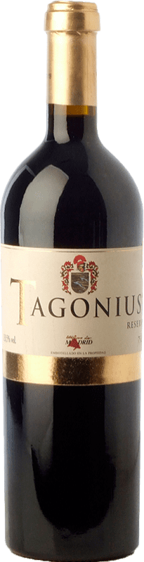 33,95 € Free Shipping | Red wine Tagonius Reserve D.O. Vinos de Madrid Madrid's community Spain Tempranillo, Syrah, Cabernet Sauvignon Bottle 75 cl