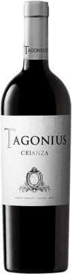 17,95 € Free Shipping | Red wine Tagonius Aged D.O. Vinos de Madrid Madrid's community Spain Tempranillo, Syrah, Cabernet Sauvignon Bottle 75 cl