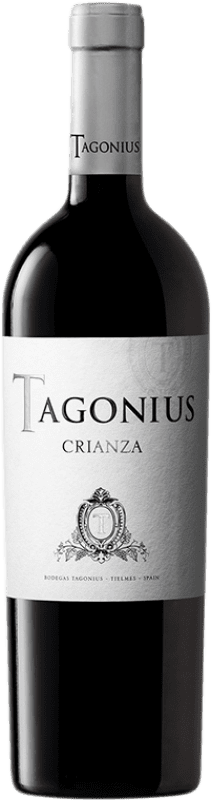 18,95 € Free Shipping | Red wine Tagonius Aged D.O. Vinos de Madrid Madrid's community Spain Tempranillo, Syrah, Cabernet Sauvignon Bottle 75 cl