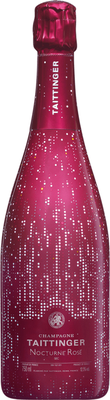 95,95 € Spedizione Gratuita | Spumante Rosato Taittinger Nocturne Rosé — Rosato A.O.C. Champagne champagne Francia Pinot Nero, Chardonnay, Pinot Meunier Bottiglia 75 cl