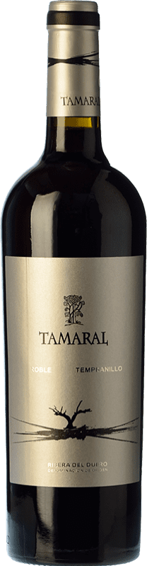10,95 € 送料無料 | 赤ワイン Tamaral オーク D.O. Ribera del Duero カスティーリャ・イ・レオン スペイン Tempranillo ボトル 75 cl