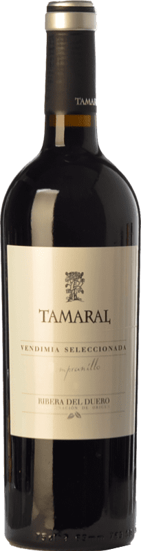 13,95 € Free Shipping | Red wine Tamaral Vendimia Seleccionada Aged D.O. Ribera del Duero Castilla y León Spain Tempranillo Bottle 75 cl