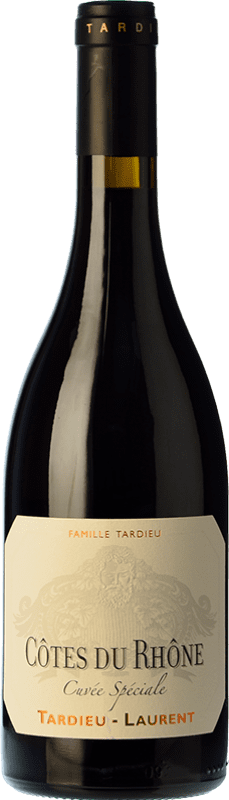 21,95 € Spedizione Gratuita | Vino rosso Tardieu-Laurent C. Spéciale Crianza A.O.C. Côtes du Rhône Rhône Francia Grenache Bottiglia 75 cl