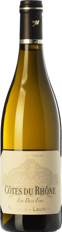 12,95 € Spedizione Gratuita | Vino Bianco Tardieu-Laurent Les Becs Fins A.O.C. Côtes du Rhône Rhône Francia Garnacha — Grenache, Roussanne, Viognier, Clairette Bottiglia 75 cl