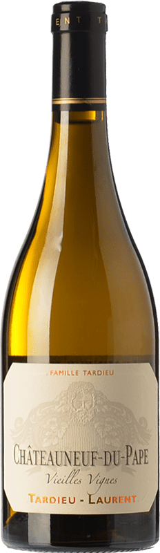 59,95 € 免费送货 | 白葡萄酒 Tardieu-Laurent VV Vieilles Vignes — 老藤 Crianza — 陈酿 A.O.C. Châteauneuf-du-Pape 罗纳 法国 Garnacha — 歌海娜, Roussanne — 鲁萨娜, Clairette — 克莱雷特 瓶装 75 cl