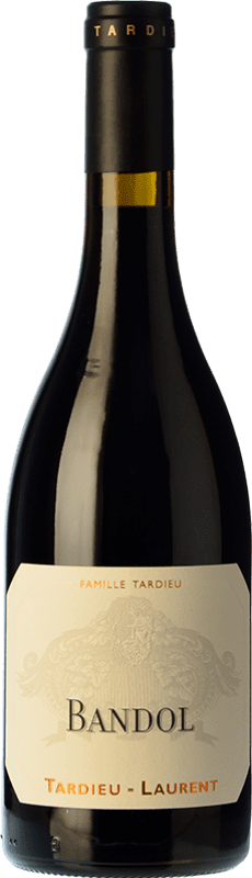 39,95 € Envío gratis | Vino tinto Tardieu-Laurent Crianza A.O.C. Bandol Provence Francia Garnacha, Mourvèdre Botella 75 cl