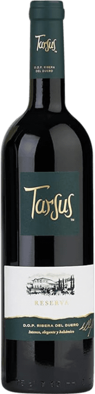 26,95 € 免费送货 | 红酒 Tarsus 预订 D.O. Ribera del Duero 卡斯蒂利亚莱昂 西班牙 Tempranillo, Cabernet Sauvignon 瓶子 75 cl