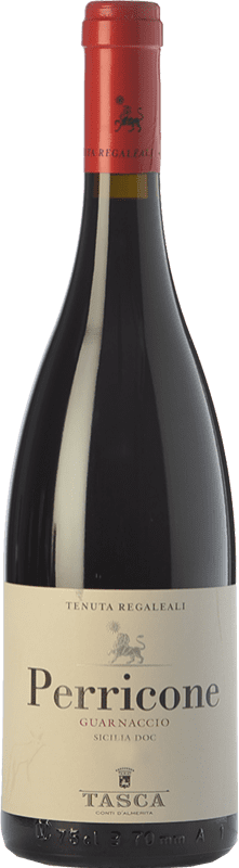 12,95 € Free Shipping | Red wine Tasca d'Almerita Guarnaccio I.G.T. Terre Siciliane Sicily Italy Perricone Bottle 75 cl